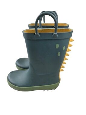 Kids Cat & Jack Dinosaur Rain Boots in size 7